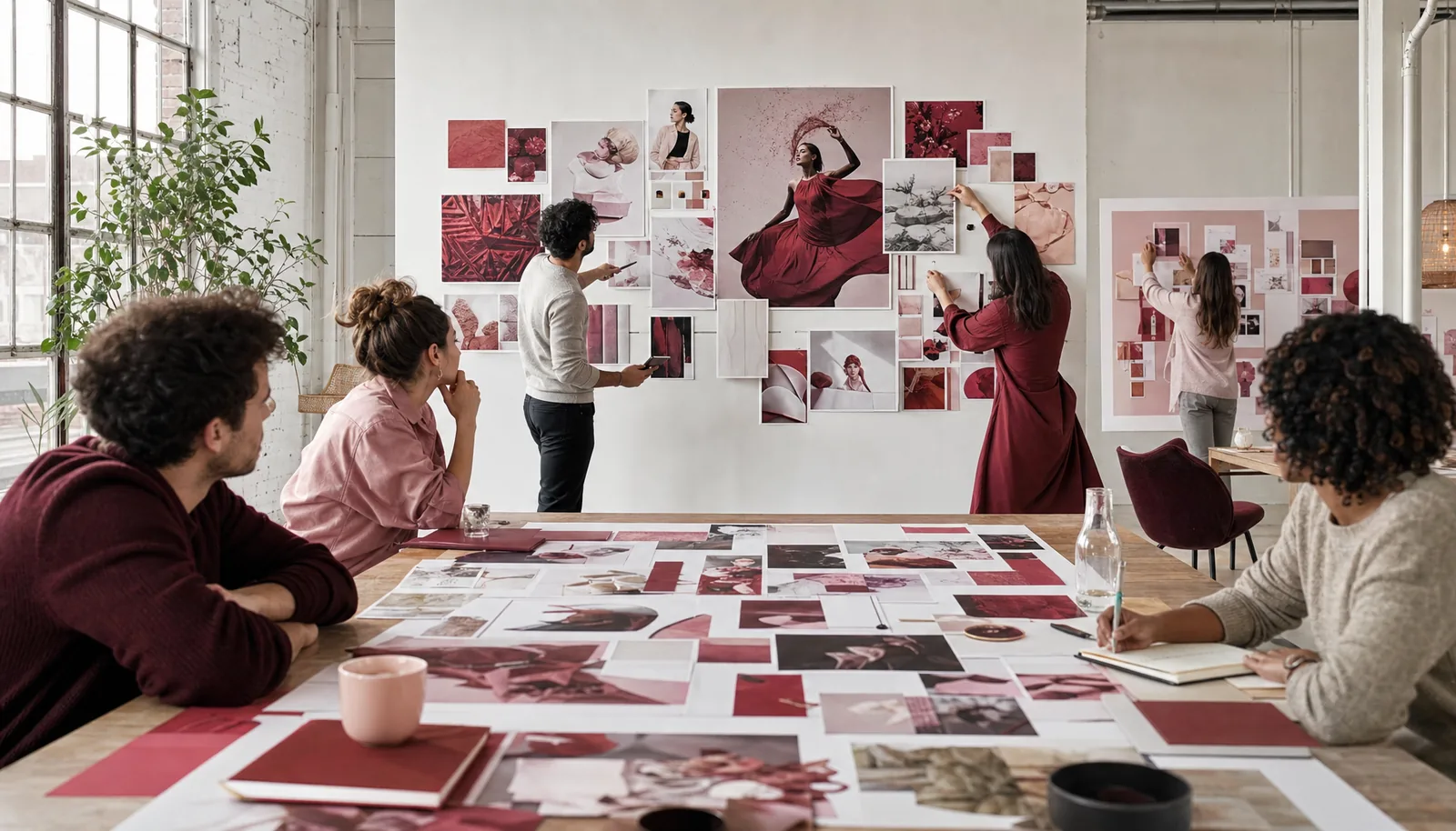 A product team designing a custom digital application